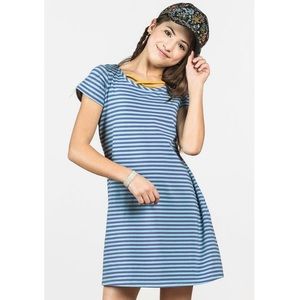 Matilda Jane blue striped dress size 12